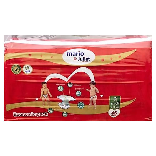 Mario and Juliet Baby Diapers
